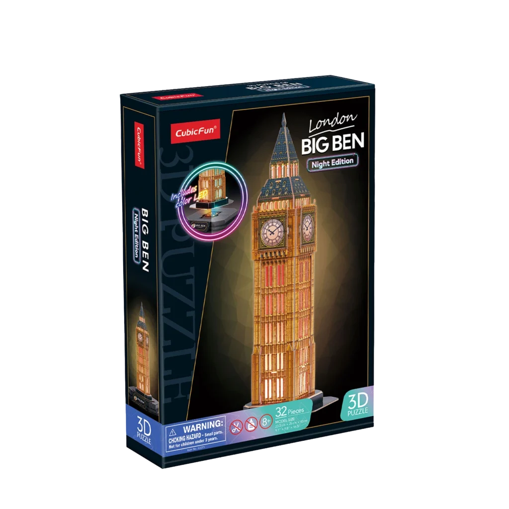 Nigth Edition: Puzzle Big Ben LED
