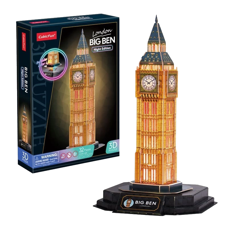 Nigth Edition: Puzzle Big Ben LED