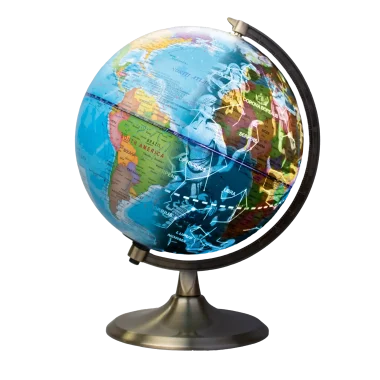 Earth Globe day and night