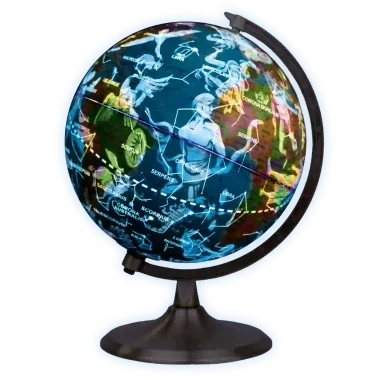 Earth Globe day and night