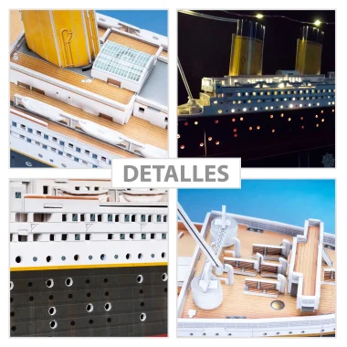 Titanic con LED