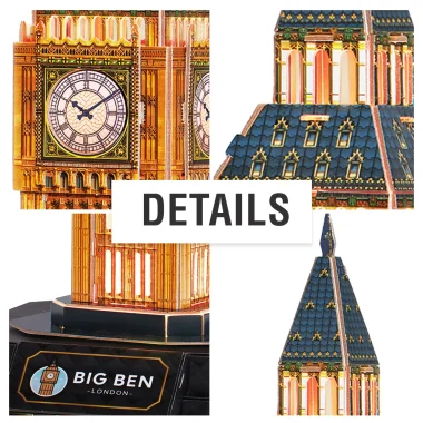 Nigth Edition: Puzzle Big Ben LED